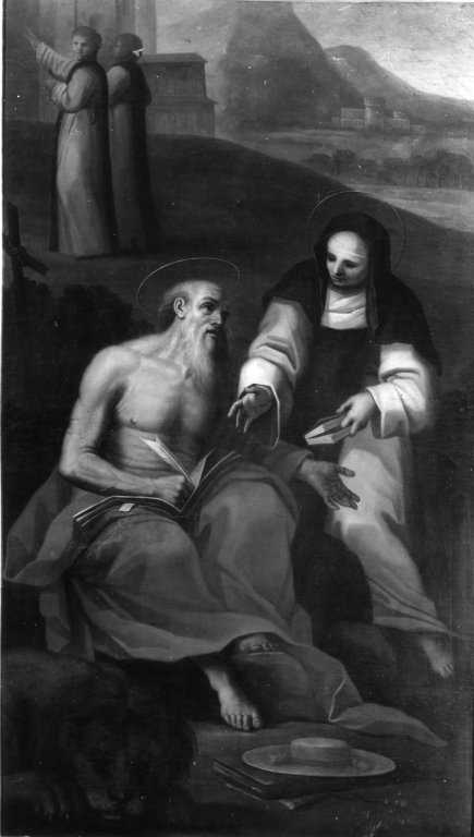 Santi (dipinto) - ambito romano (sec. XVIII)